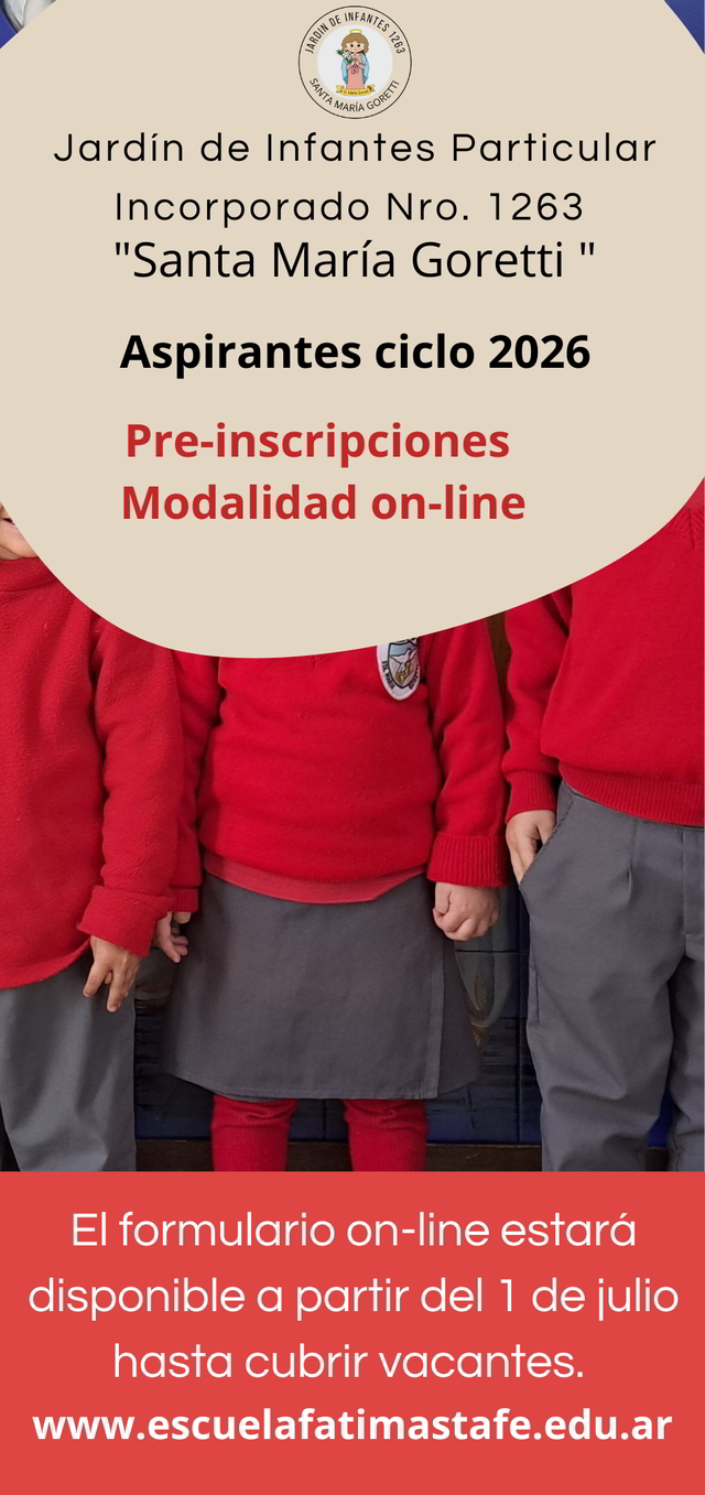 Escuela Fátima Santa Fe - Nivel Incial - 2026
